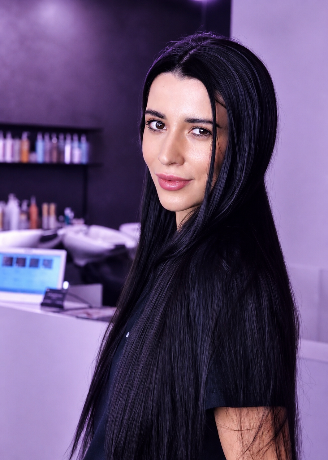 Sleek Brunette